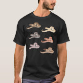Western Hognose Pattern, Morphs Normal, Albino T-Shirt (Vorderseite)