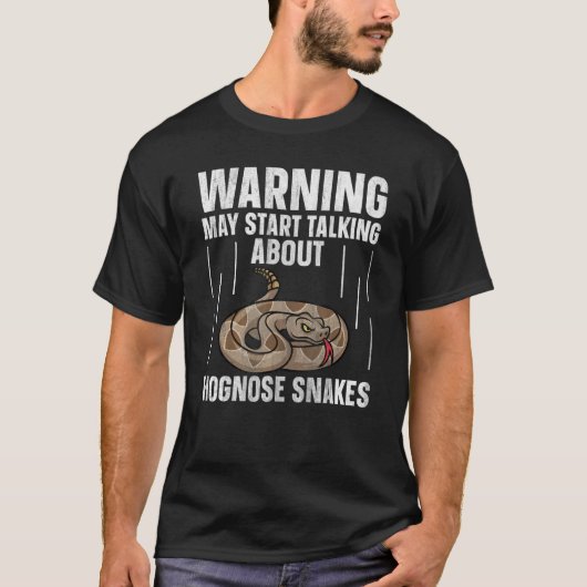Western Hognose Schlange über Hognose-Schlange T-Shirt (Vorderseite)