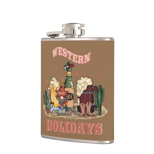 Western Holidays Erwachsene Kleine Geschenk Flachmann (Links)