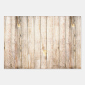 Western-Holzparkett Geschenkpapier Set (Vorderseite 3)