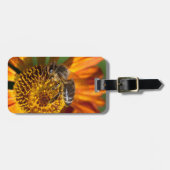 Western Honey Bee Macro Foto Gepäckanhänger (Vorderseite horizontal)