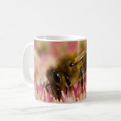 Western Honey Bee Macro Kaffeetasse (Vorderseite Links)