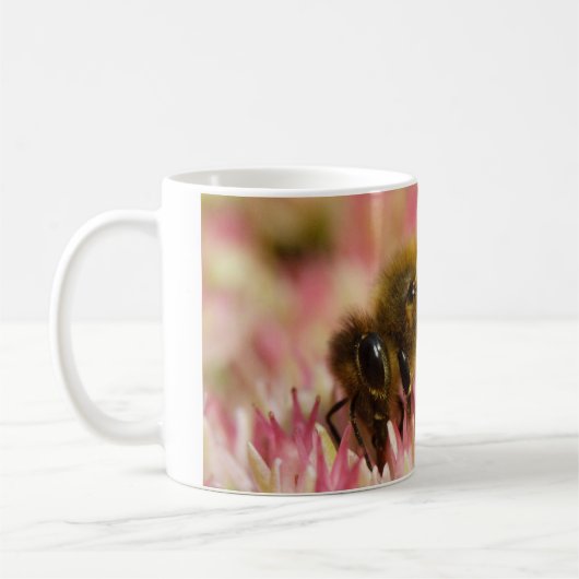 Western Honey Bee Macro Kaffeetasse (Links)