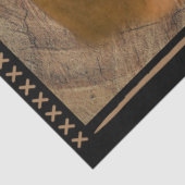 Western Horse Cowboy Boots Cowboy Hat Wagon Wheel Seidenpapier (Ausschnitt)