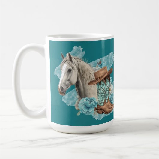 Western Horse Kaffeetasse (Links)