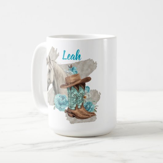 Western Horse Kaffeetasse (Vorderseite Links)