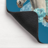 Western Horse Mouse Pad- Navy Mousepad (Ecke)