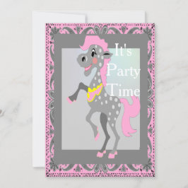 Western Horse Party Geburtstagseinladung Einladung