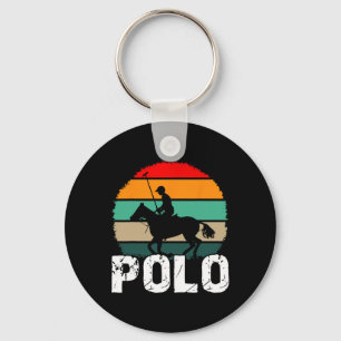 Western Horse Polo Übung Vintages Pferd Ridi Schlüsselanhänger