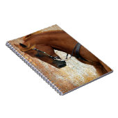 Western Horse Sorrel Grunge Notizblock (Rechte Seite)