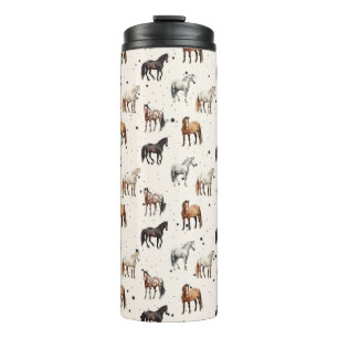 Western Horse Thermos Thermosbecher