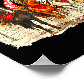 Western Horse Valentine Funny Western Valentines D Poster (Ecke)