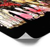 Western Horse Valentine Funny Western Valentines D Poster (Ecke)