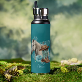 Western Horse Water Bottle Trinkflasche