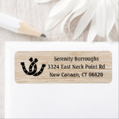 Western Horseshoe Country Wood Rustic Wedding (Insitu)