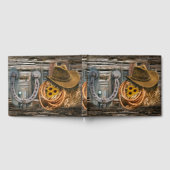 Western Horseshoe Cowboy Hat Lasso Gästebuch (Voll)