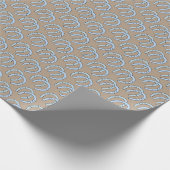 Western Horseshoe Thema Geschenkpapier (Ecke)