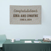 Western Horseshoe Wedding oder Party Banner Cowboy (Messeveranstaltung)