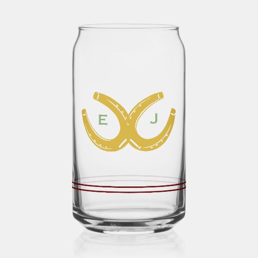 Western Horseshoes Dosenglas (Vorderseite)