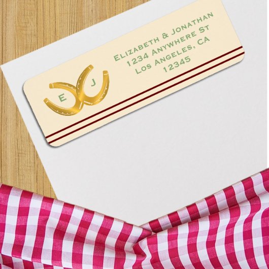 Western Horseshoes Hochzeit