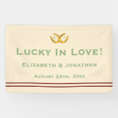 Western Horseshoes Hochzeit Banner (Horizontal)