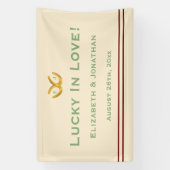 Western Horseshoes Hochzeit Banner (Vertikal)