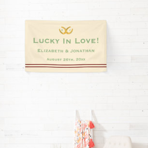 Western Horseshoes Hochzeit Banner