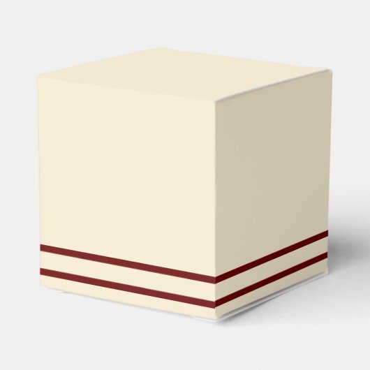 Western Horseshoes Hochzeit Geschenkschachtel (Rückseite)