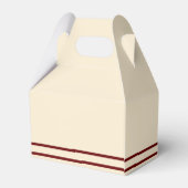 Western Horseshoes Hochzeit Geschenkschachtel (Rückseite)