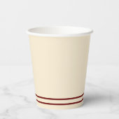 Western Horseshoes Hochzeit Pappbecher (Rückseite)