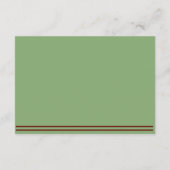 Western Horseshoes Hochzeitsempfang Begleitkarte (Rückseite)