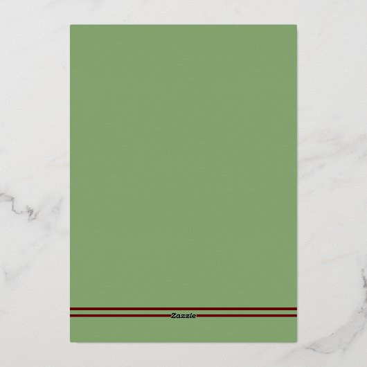 Western Horseshoes Hochzeitsempfang Folieneinladung (Rückseite)