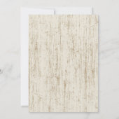 Western Horseshoes und Lila DaisyWedding Einladung (Rückseite)