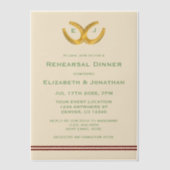 Western Horseshos Probe Abendessen Pergament Einladungen (Vorderseite)