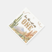 Western “How the West Was One” Napkin Serviette (Ecke)