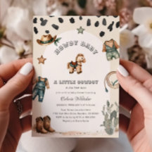 Western Howdy Baby Cowboy Baby Dusche