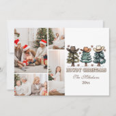 Western Howdy Christmas 4 photo Feiertagskarte (Vorderseite)