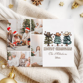  Western Howdy Christmas 4 photo Feiertagskarte