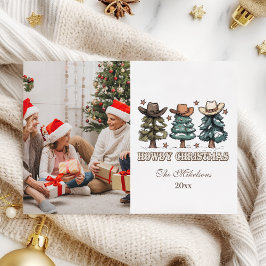 Western Howdy Foto Feiertagskarte