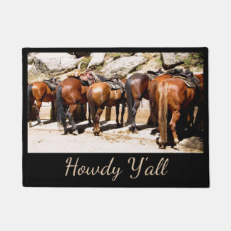 Western Howdy Horse Doormat Fußmatte