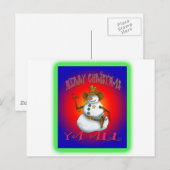 Western Howdy Postkarte (Vorne/Hinten)