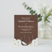 Western Hufeisen Ankündigung Datum freihalten (Stehend Vorderseite)