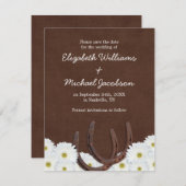 Western Hufeisen Ankündigung Datum freihalten (Vorne/Hinten)