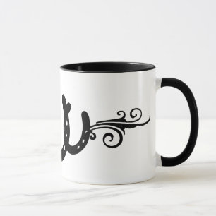 Western-Hufeisen-Designer-Tassen oder Schale Tasse