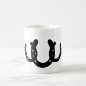 Western-Hufeisen-Designer-Tassen oder Schale Tasse (Mittel)