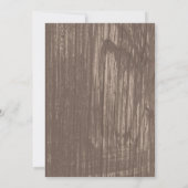 Western-Hufeisenhochzeits-Einladungen Einladung (Rückseite)