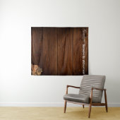 Western-Hut und Lasso-Hintergrund für Grad-Party#2 Wandteppich (Beispiel (Horizontal))