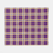 Western Illinois University Tartan Fleecedecke (Vorderseite (Horizontal))