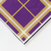 Western Illinois University Tartan Fleecedecke (Ecke)