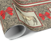 Western-Imitat bearbeiteter lederner Druck und Geschenkpapier (Rolleneckpunkt)